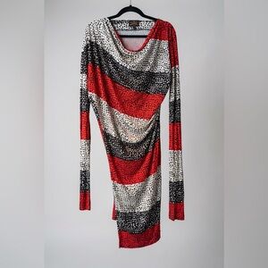 Vivienne Westwood Asymmetrical Anglomania dress